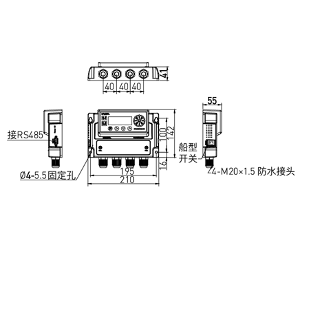 風速風向顯示器 風速風向顯示器