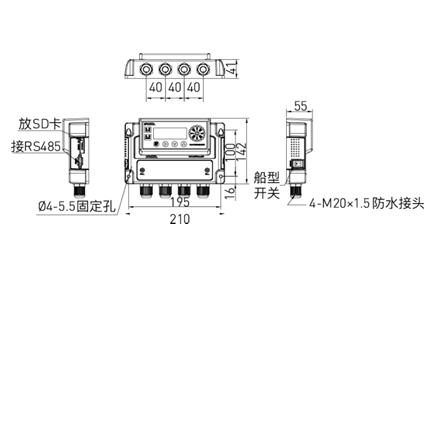無線風速風向顯示器 無線風速風向顯示器