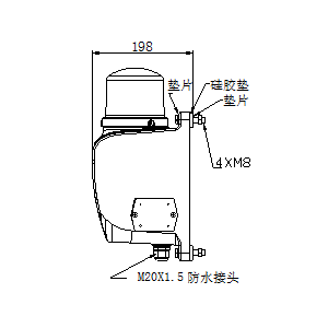 大功率聲光報警器