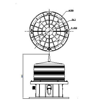 中光強A型航空障礙燈 中光強A型航空障礙燈