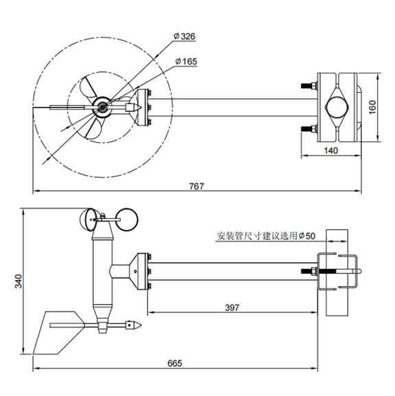 風速風向傳感器 風速風向傳感器